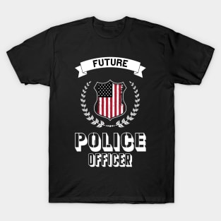 Kids Future Police Officer T-Shirt